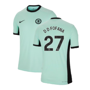 2023-2024 Chelsea Third Authentic Shirt (D D FOFANA 27)