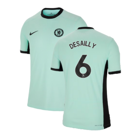 2023-2024 Chelsea Third Authentic Shirt (DESAILLY 6)