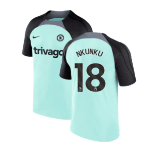 2023-2024 Chelsea Training Shirt (Mint Foam) - Kids (Nkunku 18)