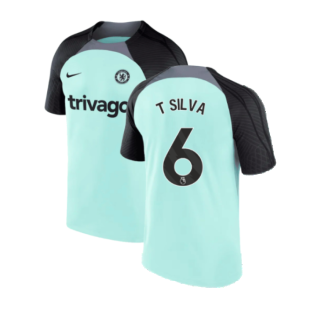 2023-2024 Chelsea Training Shirt (Mint Foam) - Kids (T SILVA 6)