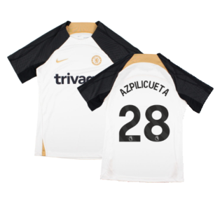 2023-2024 Chelsea Training Shirt (White) - Kids (AZPILICUETA 28)
