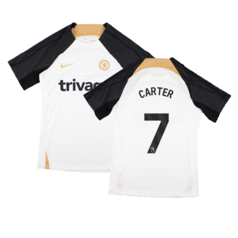 2023-2024 Chelsea Training Shirt (White) - Kids (Carter 7)