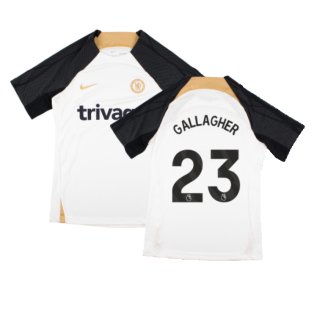2023-2024 Chelsea Training Shirt (White) - Kids (GALLAGHER 23)