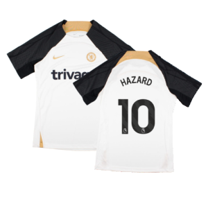 2023-2024 Chelsea Training Shirt (White) - Kids (HAZARD 10)