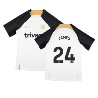 2023-2024 Chelsea Training Shirt (White) - Kids (JAMES 24)