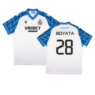2023-2024 Club Brugge Authentic Away Shirt (BOYATA 28)