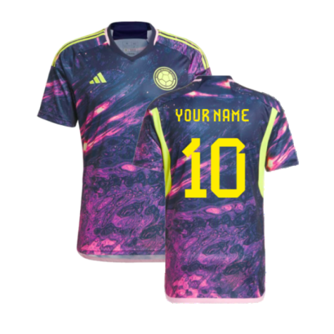 2023-2024 Colombia Away Shirt (Your Name)