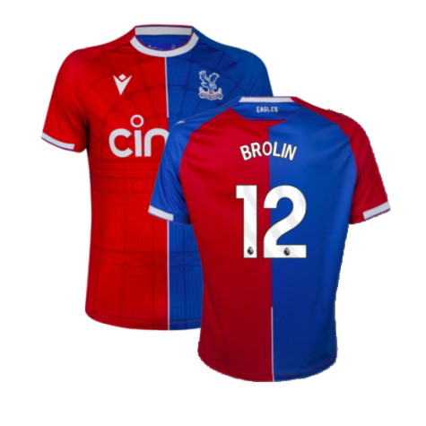 2023-2024 Crystal Palace Home Shirt (Kids) (BROLIN 12)