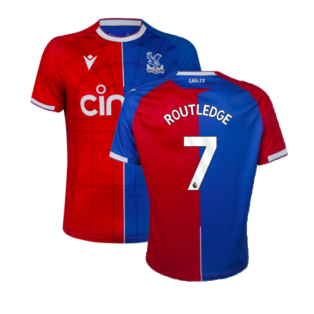 2023-2024 Crystal Palace Home Shirt (Kids) (ROUTLEDGE 7)