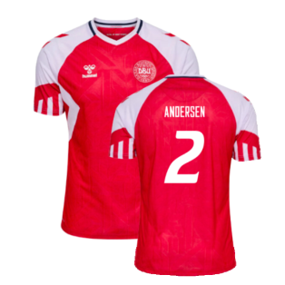 2023-2024 Denmark Home Shirt (Andersen 2)