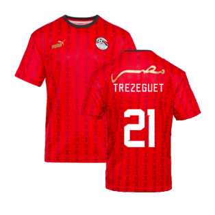 2023-2024 Egypt FtblCulture Jersey (Red) (TREZEGUET 21)