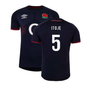 2023-2024 England Alternate Rugby Shirt (Kids) (Itoje 5)