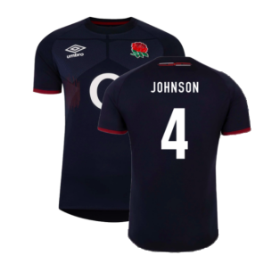 2023-2024 England Alternate Rugby Shirt (Kids) (Johnson 4)