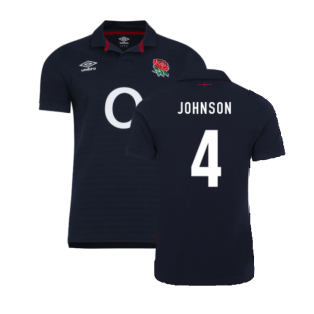 2023-2024 England Rugby Alternate Classic Jersey (Johnson 4)