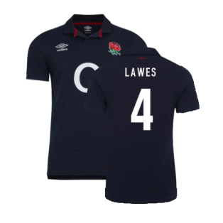 2023-2024 England Rugby Alternate Classic Jersey - Kids (Lawes 4)