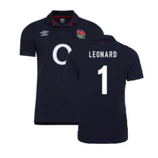 2023-2024 England Rugby Alternate Classic Jersey (Leonard 1)