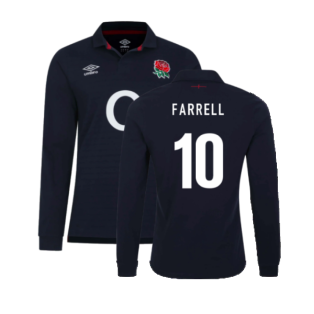 2023-2024 England Rugby Alternate LS Classic Jersey (Farrell 10)