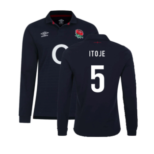 2023-2024 England Rugby Alternate LS Classic Jersey (Itoje 5)