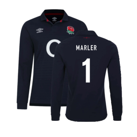 2023-2024 England Rugby Alternate LS Classic Jersey (Marler 1)