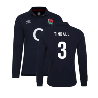 2023-2024 England Rugby Alternate LS Classic Jersey (Tindall 3)