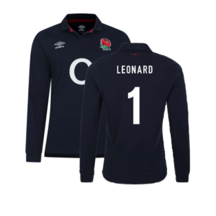 2023-2024 England Rugby Alternate LS Classic Shirt (Leonard 1)