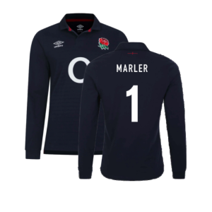2023-2024 England Rugby Alternate LS Classic Shirt (Marler 1)