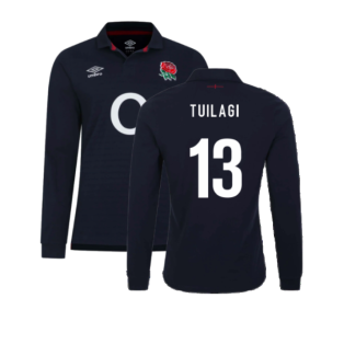 2023-2024 England Rugby Alternate LS Classic Shirt (Tuilagi 13)