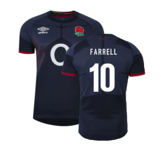 2023-2024 England Rugby Alternate Pro Jersey (Farrell 10)