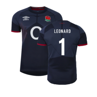 2023-2024 England Rugby Alternate Pro Jersey (Leonard 1)