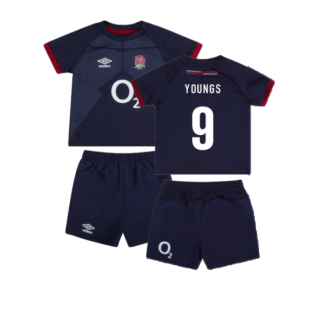 2023-2024 England Rugby Alternate Replica Baby Kit (Youngs 9)