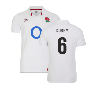 2023-2024 England Rugby Home Classic Jersey (Curry 6)