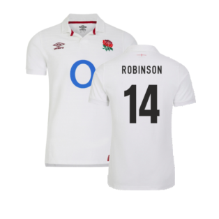 2023-2024 England Rugby Home Classic Jersey (Robinson 14)