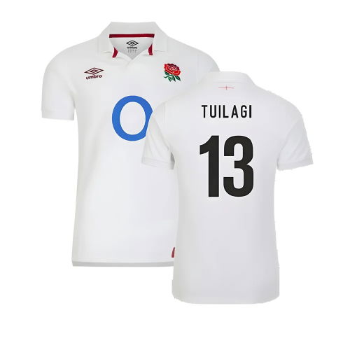 2023-2024 England Rugby Home Classic Jersey (Tuilagi 13)  2023-2024 England Rugby Home Classic Jersey (Tuilagi 13)