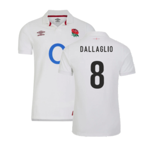 2023-2024 England Rugby Home Classic Shirt (Kids) (Dallaglio 8)