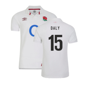 2023-2024 England Rugby Home Classic Shirt (Kids) (Daly 15)