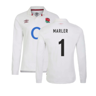 2023-2024 England Rugby Home LS Classic Jersey (Marler 1)