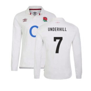 2023-2024 England Rugby Home LS Classic Jersey (Underhill 7)