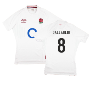 2023-2024 England Rugby Home Pro Jersey (Dallaglio 8)