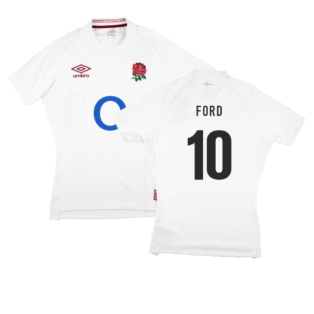 2023-2024 England Rugby Home Pro Jersey (Ford 10)