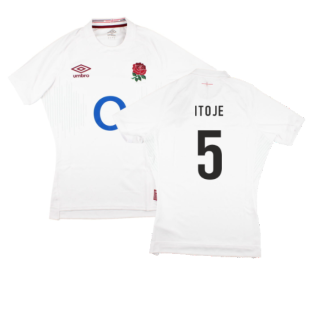 2023-2024 England Rugby Home Pro Jersey (Itoje 5)
