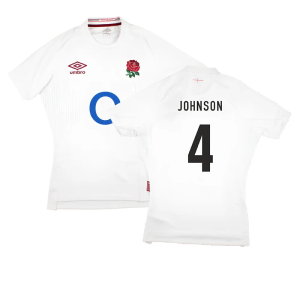 2023-2024 England Rugby Home Pro Jersey (Johnson 4)
