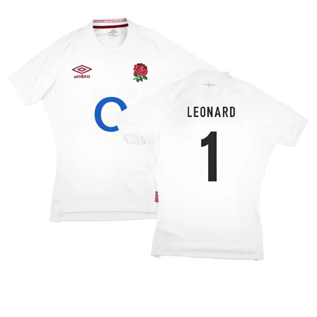 2023-2024 England Rugby Home Pro Jersey (Leonard 1)