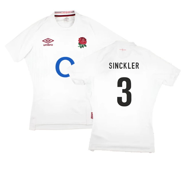 2023-2024 England Rugby Home Pro Jersey (Sinckler 3)