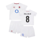 2023-2024 England Rugby Home Replica Infant Kit (Dallaglio 8)