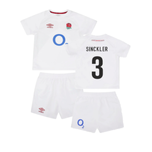 2023-2024 England Rugby Home Replica Infant Kit (Sinckler 3)
