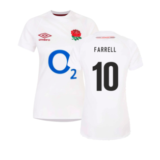 2023-2024 England Rugby Home Replica Shirt (Womens) (Farrell 10)