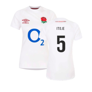 2023-2024 England Rugby Home Replica Shirt (Womens) (Itoje 5)