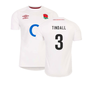 2023-2024 England Rugby Home Shirt (Kids) (Tindall 3)