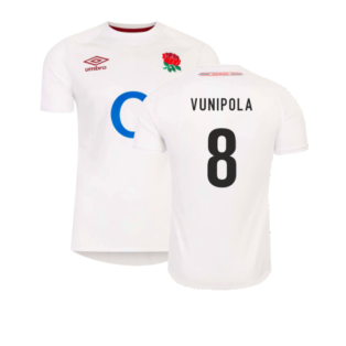 2023-2024 England Rugby Home Shirt (Kids) (Vunipola 8)