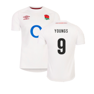 2023-2024 England Rugby Home Shirt (Youngs 9)